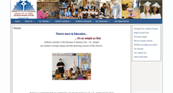 Desktop Screenshot of catholicschoolsystem.com
